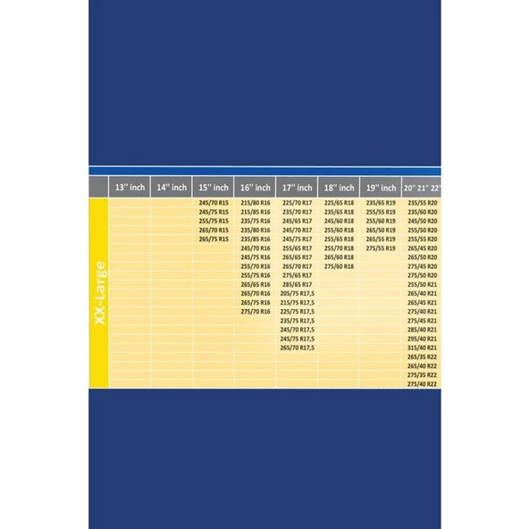 Goodyear Siyah M Beden Kar Çorabı Araç Dostu Kolay Takma EN 16662-1 Sertifikalı Üstün Tutuş - Resim 5