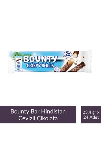 Bounty Crıspy Rolls 23,4 gr x 24 Adet ürün görseli 1