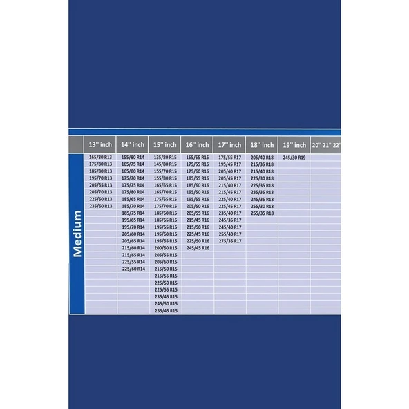 Goodyear Siyah M Beden Kar Çorabı Araç Dostu Kolay Takma EN 16662-1 Sertifikalı Üstün Tutuş - Resim 3