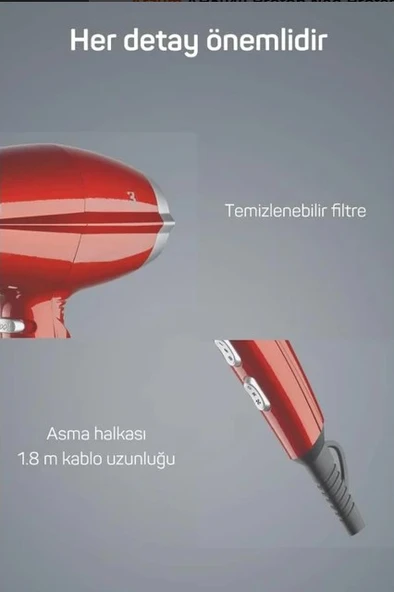 Arzum AR5049 Profön Neo Profesyonel Nar 2300 W Saç Kurutma Makinesi - Resim 4