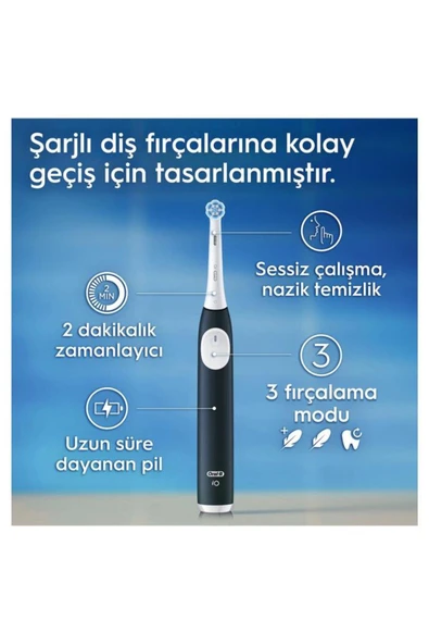 Oral-B iO 2 Seyahat Kaplı Şarjlı Diş Fırçası - Resim 4