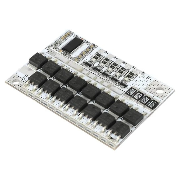 Weko WK-6776 5S 12V 100A BMS Devresi Lityum Batarya Şarj Modülü Koruma Kartı 60X46X3.5mm ürün görseli 1