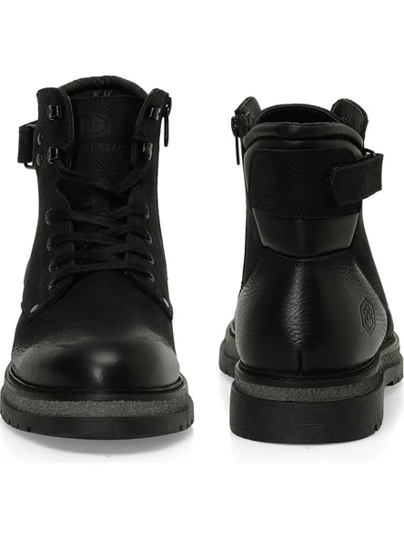 LUMBERJACK CESTY 4PR SİYAH HAKİKİ DERİ COMFORT FERMUARLI SPOR BOT - Resim 7