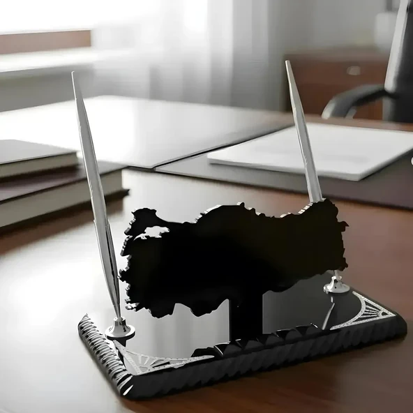 BlackCraft OLTU TAŞI GÜMÜŞ İŞLEME MAKAM İSİMLİĞİ - Resim 3