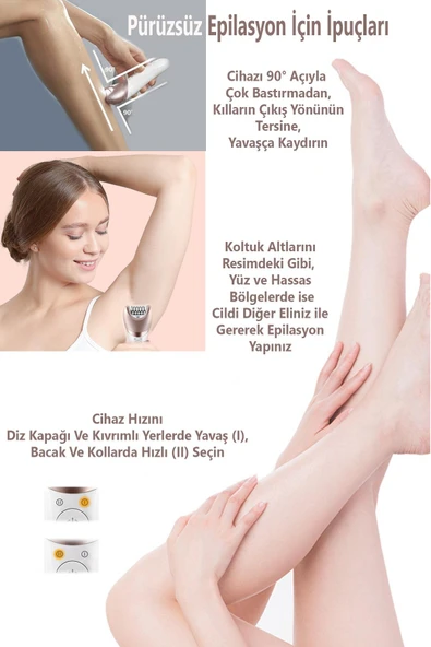 ShiboWavy 6in1 Islak Kuru Epilatör - Resim 6