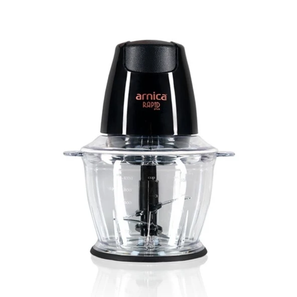 Arnica Rapid Plus Siyah GH21134 Mini 500 W Doğrayıcı ürün görseli 1