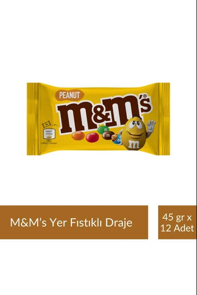 M&M's Yer Fıstıklı 45 gr x 12 Adet ürün görseli 1