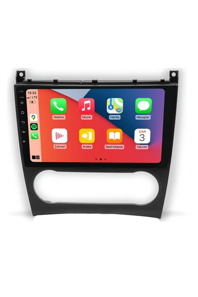 Maitec M-T-C 432 Serisi Mercedes C Class W203 W209 W463 2004-2012 4+64GB Multimedya Teyp ürün görseli 1