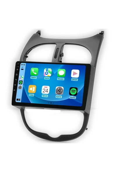 Maitech M-T-C 332 Serisi Peugeout 206 2007-2014 4+32GB Multimedya Teyp ürün görseli 1