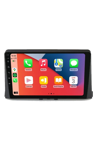 Maitec M-T-C 464 QLED Serisi Citroen Berlingo Peugeout Partner 2019-2024 4+64GB Multimedya Teyp ürün görseli 1