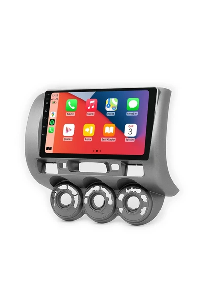 Maitec M-T-C 464 QLED Serisi Honda Jazz City 2002 2008 4+64GB Multimedya Teyp ürün görseli 1