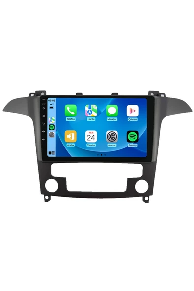 Maitech M-T-C 632 Serisi Ford S-max 2006-2009 6+64GB Multimedya Teyp ürün görseli 1