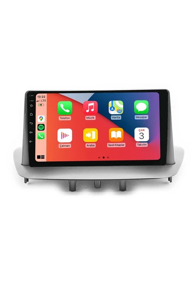 Maitec M-T-C 464 QLED Serisi Renault Megane 3 Fluence 4+64GB Multimedya Teyp ürün görseli 1