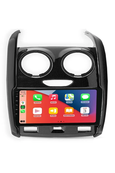 Maitec M-T-C 464 QLED Serisi Dacia Duster Sandero 2014 2020 4+64GB Multimedya Teyp ürün görseli 1