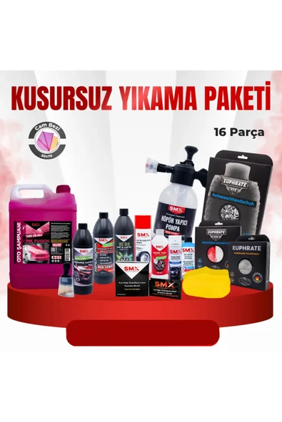 SMX Kusursuz Yıkama Paketi (16 Parça) ürün görseli 1