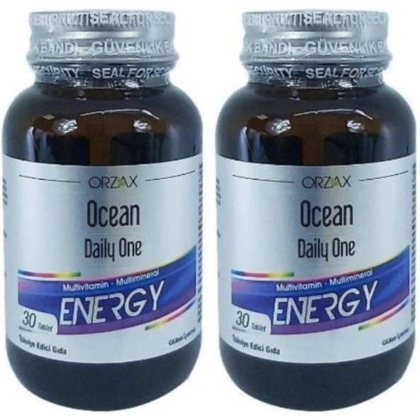 Orzax Ocean Daily One Energy 30 Tablet 1+1 ürün görseli 1