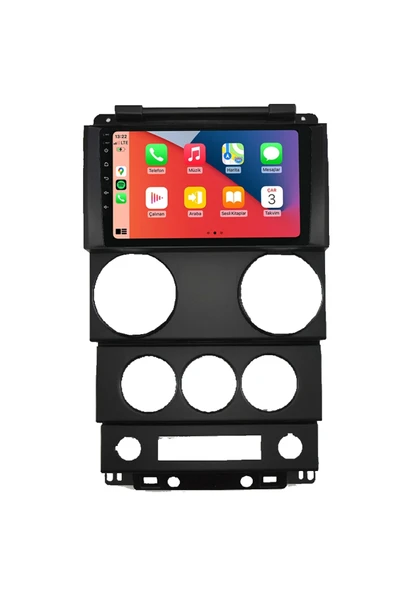 Maitec M-T-C 664 QLED Serisi Jeep Wrangler Rubicon 2007-2010 6+64GB Multimedya Teyp ürün görseli 1
