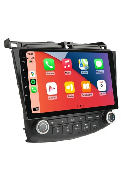 Maitec M-T-C 664 QLED Serisi Honda Accord 2003 2008 6+64GB Multimedya Teyp ürün görseli 1