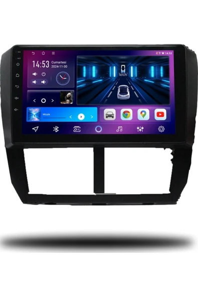 Maitec M-T-C 664 QLED Serisi Subaru Forester 2008 2012 6+64GB Multimedya Teyp ürün görseli 1