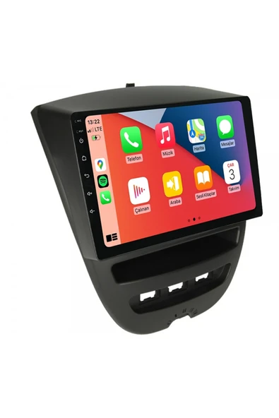 Maitec M-T-C 664 QLED Serisi Citroen C1 2005 2014 6+64GB Multimedya Teyp ürün görseli 1