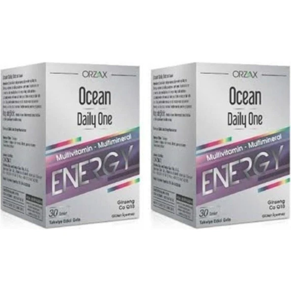 Orzax Ocean Orzax Orzax Ocean Daily One Energy 30 Tablet Kofre Paket ürün görseli 1