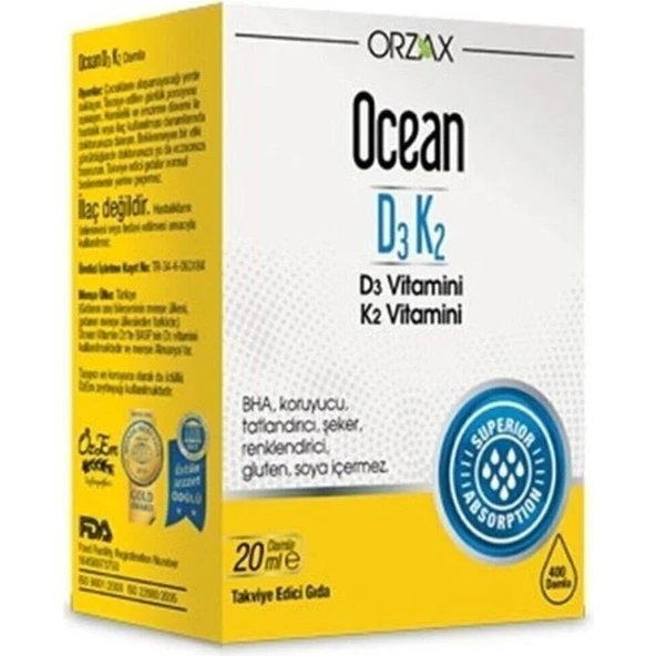 Orzax Ocean Ocean D3k2 Damla ürün görseli 1