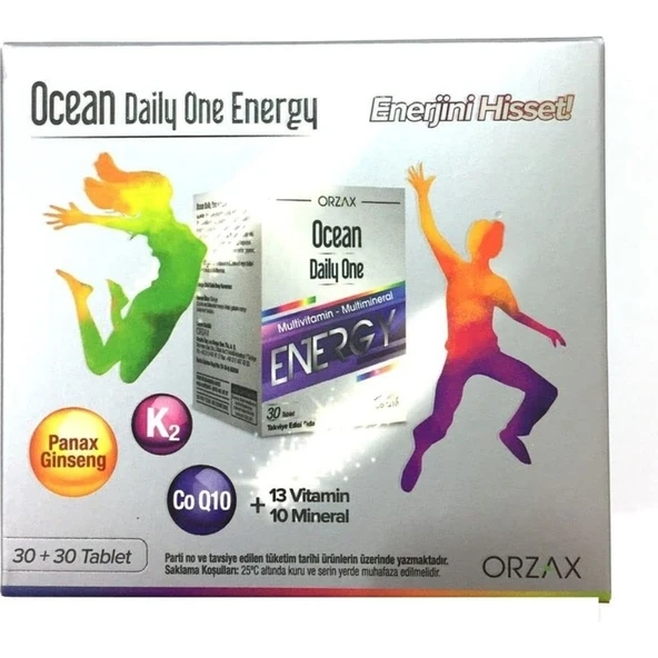 Orzax Ocean Daily One Energy 30+30 Tablet - Resim 2