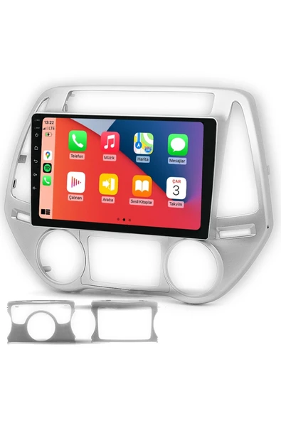 Maitec M-T-C 664 QLED Serisi Hyundai İ20 2008 2013 6+64GB Multimedya Teyp ürün görseli 1