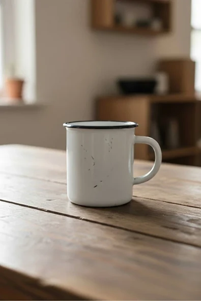 Seramik Kupa Bardak Simli Desenli Renkli 150 cc - Resim 7