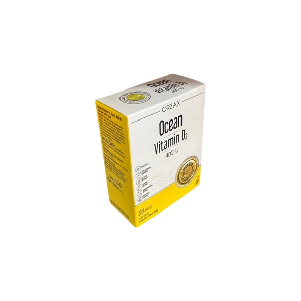 Orzax Ocean Vitamin D3 400 Iu Sprey 20 ml - Resim 3