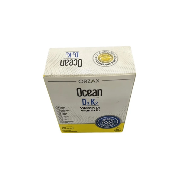 Orzax Ocean D3K2 Damla 20ML - Resim 2