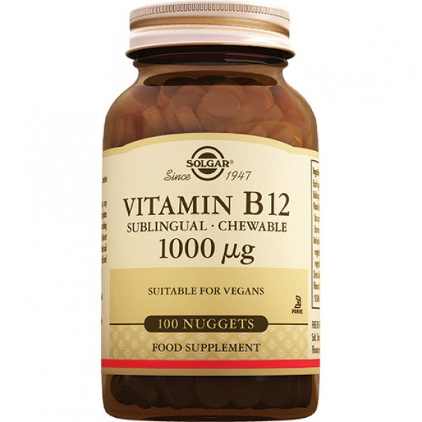 Solgar Vitamin B12 1000 mcg 100 Tablet