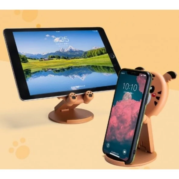 Hayvan Figürlü Masaüstü Telefon Standı 5 Model - Resim 2