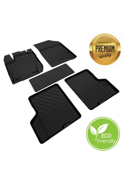 Dacia Duster 2018-2023 Kokusuz Yumuşak Havuzlu Paspas - Resim 3