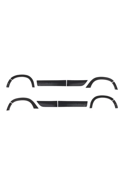 Dacia Duster 2018+ 12 Parça Dodik Seti – Abs Kapı & Çamurluk Koruma - Resim 2