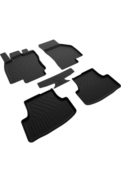 Audi A3 2013–2020 4D Havuzlu Paspas Seti – Tpe, Kaymaz Ve Sabitlemeli - Resim 3