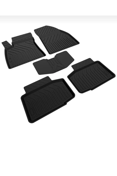 Renault Duster 4X2 2024+ 4D Tpe, Kaymaz & Sabitlemeli Havuzlu Paspas Seti - Resim 2