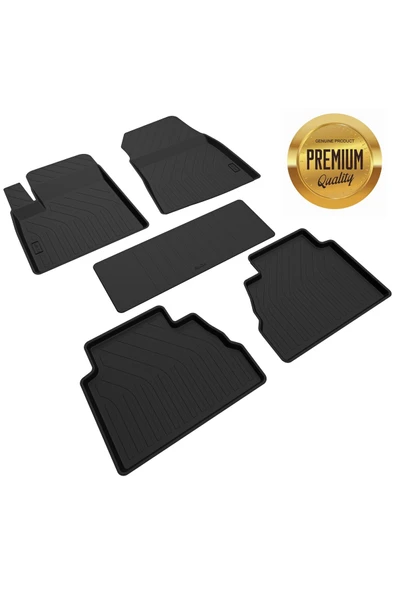 Yeni Tourneo Courier Havuzlu Paspas 2024-2025 Model Kokusuz Yumuşak - Resim 4