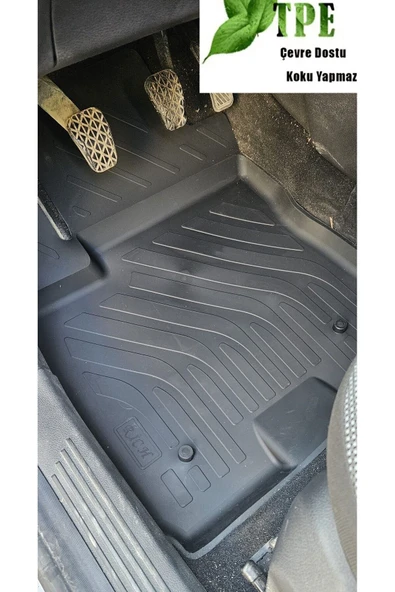 Tourneo Courier 2014-2023 Havuzlu Paspas Siyah - Resim 3