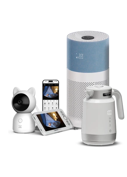 Xenon Smart Akıllı Bebek Kamerası Hava Temizleyici (Mavi) ve Kettle Seti ürün görseli 1