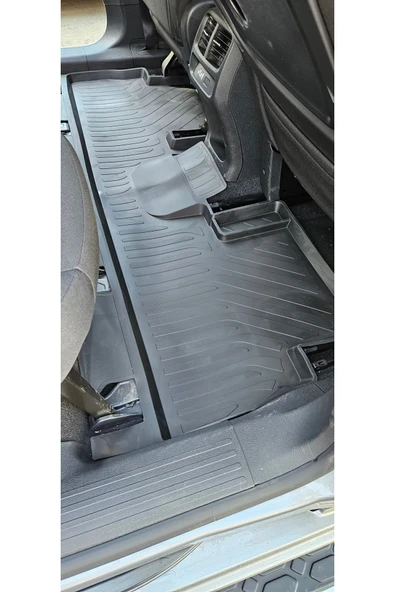 Opel Combo E 2020-2024 Havuzlu Sadece Arka Paspas Tek Parça - Resim 4