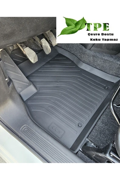 Citroen Nemo 4D Havuzlu Paspas Siyah 2008-2017 ürün görseli 1