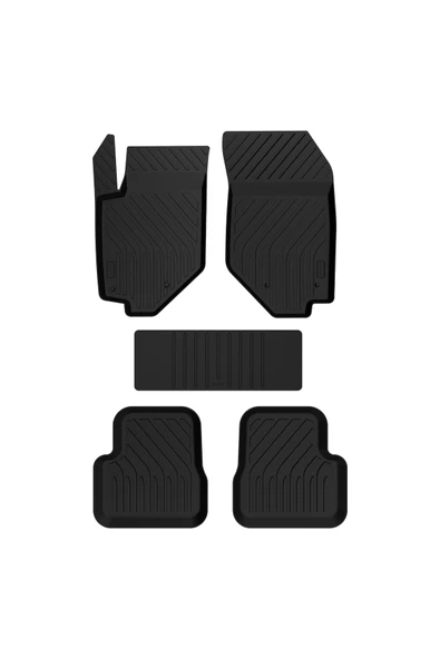 Peugeot 208 Havuzlu Paspas Kauçuk Kokusuz Yumuşak 2021-2024 Elektrikli Uyumlu Değildir - Resim 6