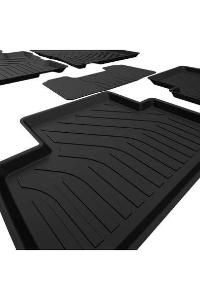 Nissan Qashqai 2014+ 4D Havuzlu Paspas – Tpe, Derin & Kaymaz Koruma - Resim 2