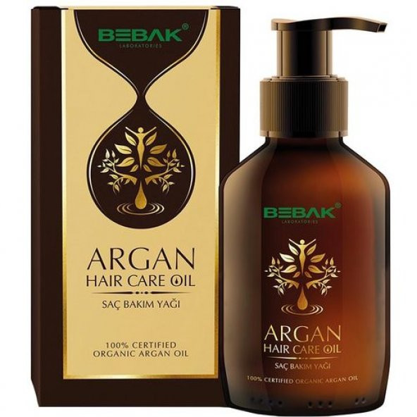 Bebak Argan Saç Bakım Yağı 100 ml ürün görseli