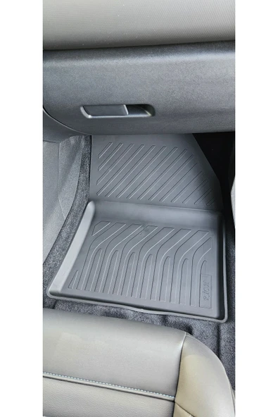 Citroen C5 Aircross Havuzlu Paspas Siyah 2019-2024 Kokusuz Yumuşak - Resim 3