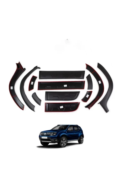Dacia Duster 2010–2017 Dodik Seti – Abs Çamurluk & Kapı Koruma ürün görseli 1