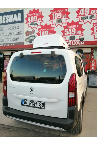 Port Bagaj - Tabut Bagaj 390 Litre Beyaz - Resim 5