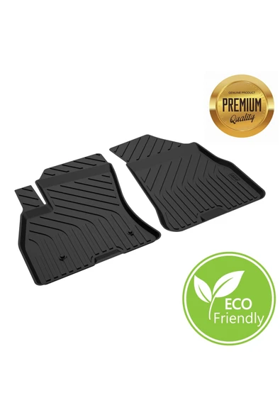 Fiat Doblo Maxi Panelvan 2016-2022 Ön 2 Parça Havuzlu Paspas - Resim 4