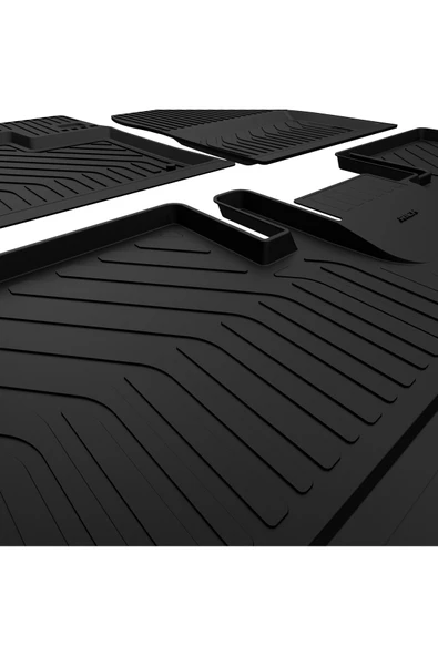 Opel Combo E 2020-2024 Havuzlu Paspas Siyah - Resim 2